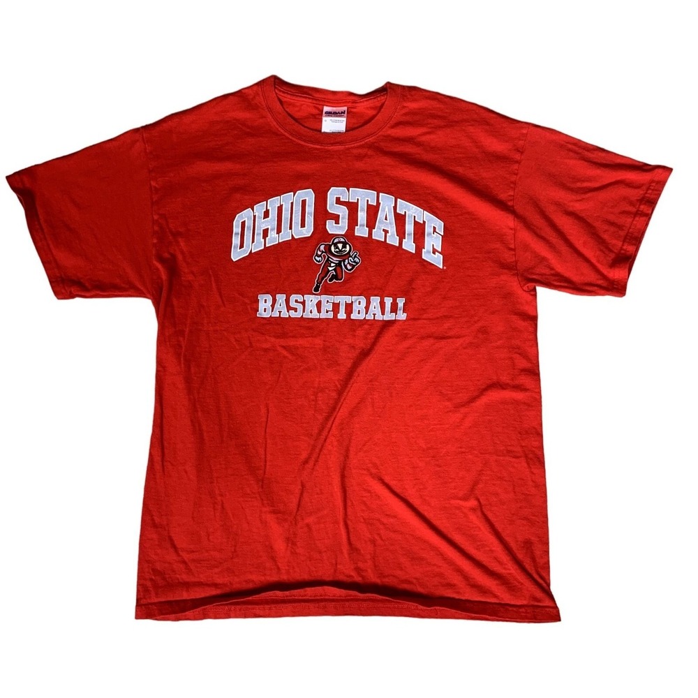 The Ohio State Basketball T-Shirt Red Mens Large